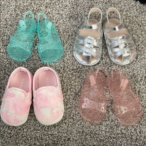 Baby Sandals and Shoes Lot of 4
